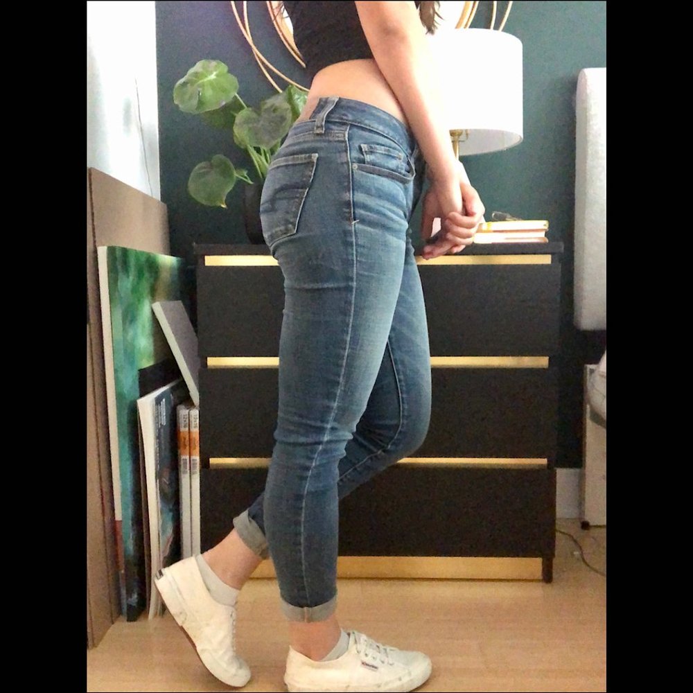 AE Mid-Rise Super Stretch Skinny Jeans